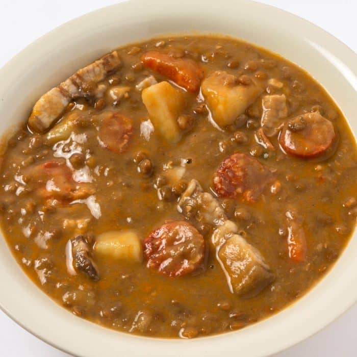 Lentejas con chorizo